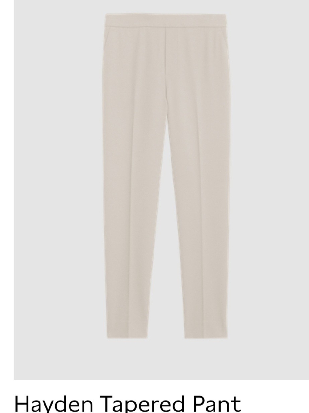 Banana Republic Hayden Tapered Pant - Light Taupe